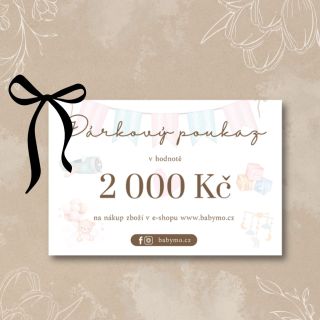 Perfektní volba, když nechcete riskovat špatnou velikost nebo vzor, který nesplní očekávání? 🎄 Dárkový poukaz od Babymo...